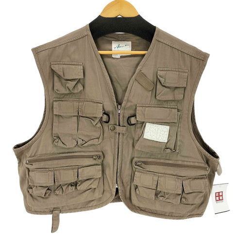 Ausable フルジップ フィッシング ベスト メンズ